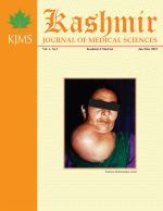 					View Vol. 1 No. 1 (2015): Kashmir J Med Sci 2015
				